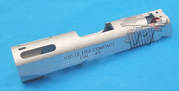 Guarder Aluminum Slide for Marui V10 (Silver Polishing) - Click Image to Close